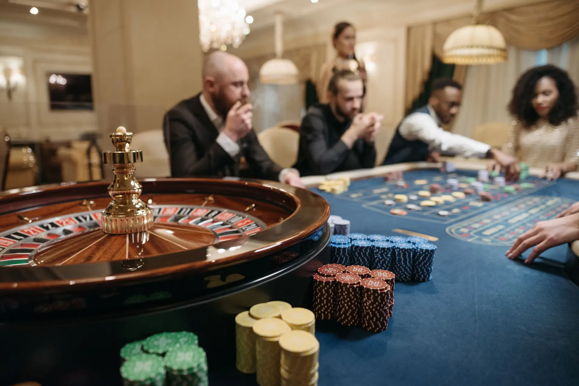 Casino Atmosphäre im Hintergrund